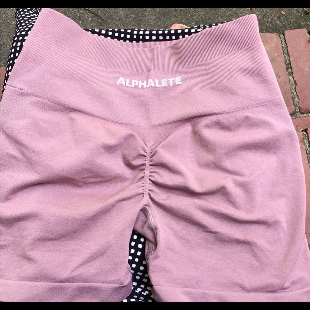 Alphalete Amplify Purple Dove Shorts